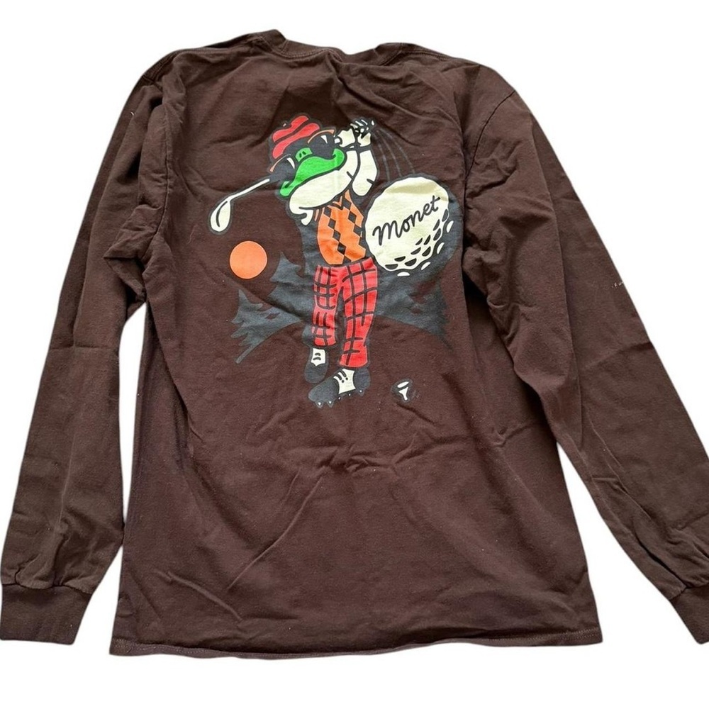 Monet Brown Long Sleeve Tee